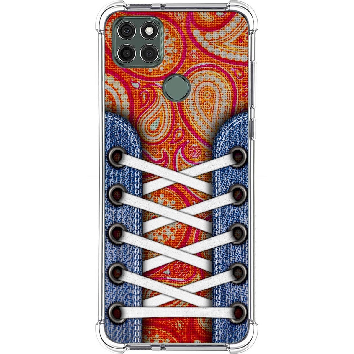 Funda Silicona Antigolpes para Motorola Moto G9 Power diseño Zapatillas 10 Dibujos