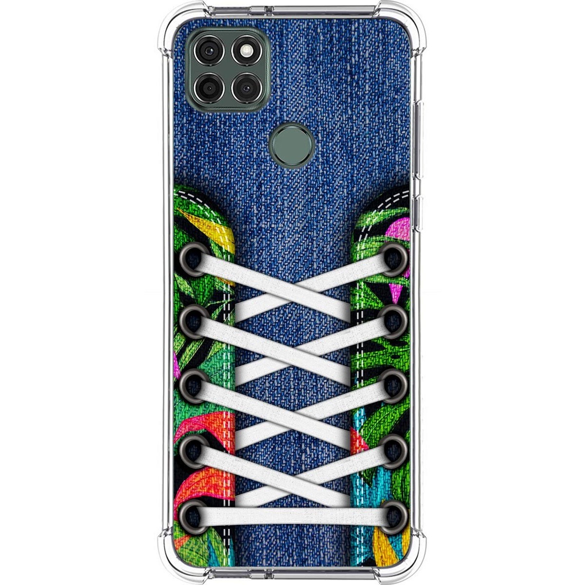 Funda Silicona Antigolpes para Motorola Moto G9 Power diseño Zapatillas 13 Dibujos