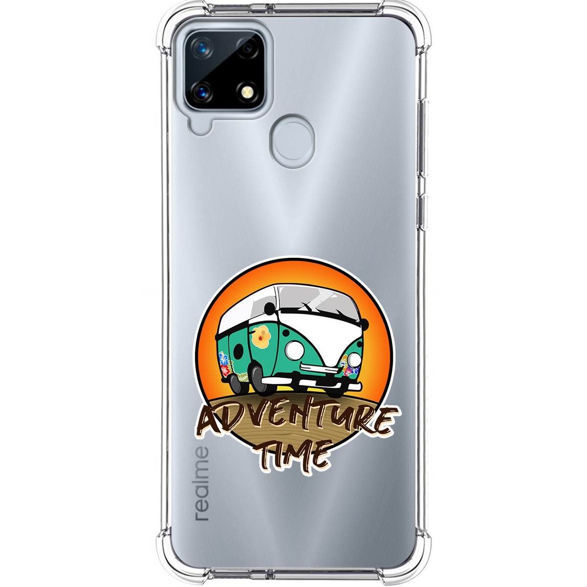 Funda Silicona Antigolpes para Realme 7i / Narzo 30A diseño Adventure Time Dibujos