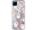 Funda Silicona Antigolpes para Realme 7i / Narzo 30A diseño Cerdos Dibujos