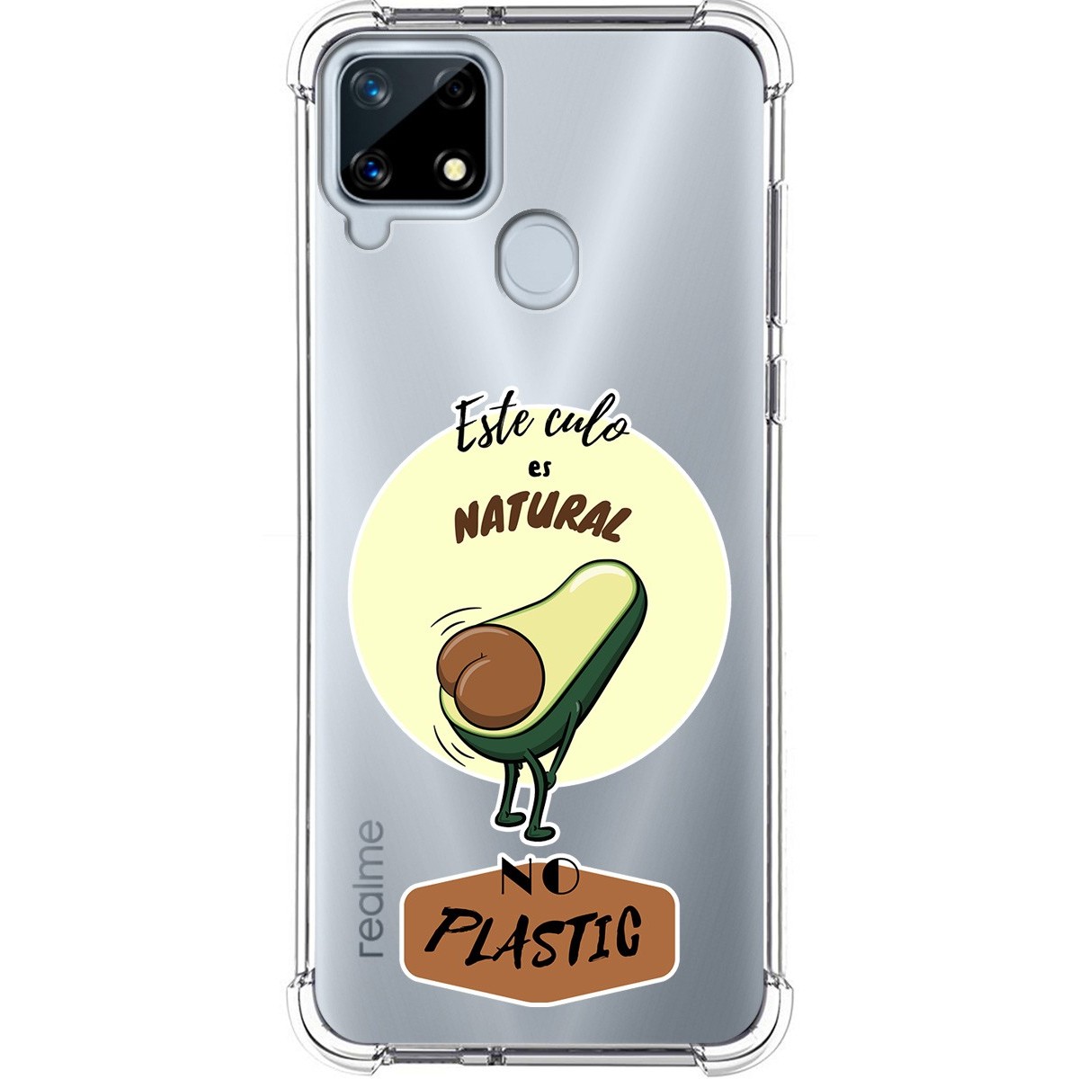 Funda Silicona Antigolpes para Realme 7i / Narzo 30A diseño Culo Natural Dibujos