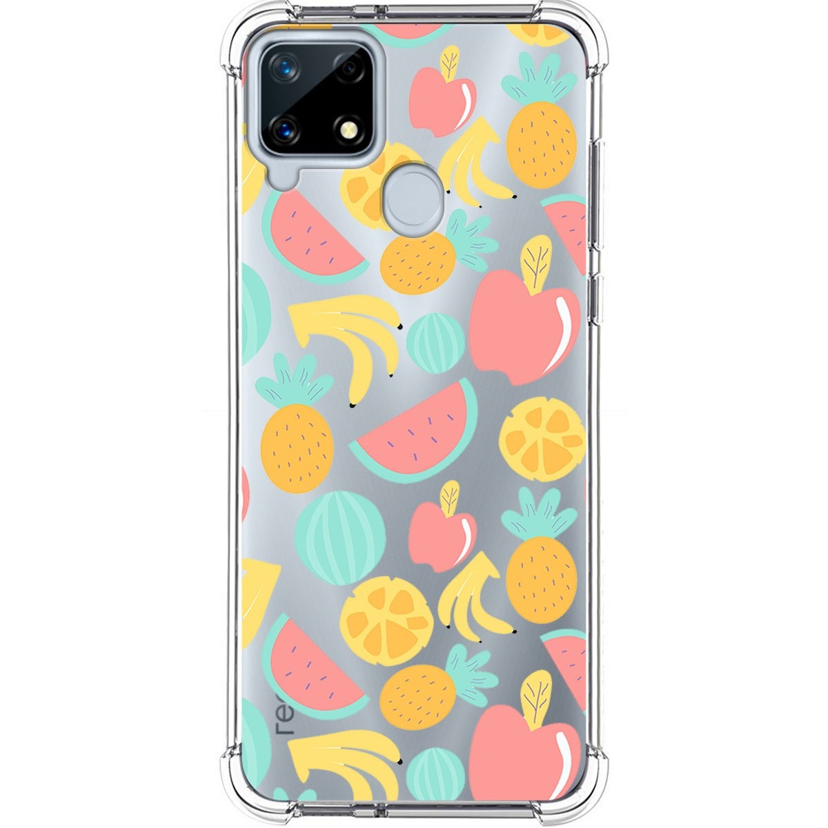 Funda Silicona Antigolpes para Realme 7i / Narzo 30A diseño Frutas 02 Dibujos