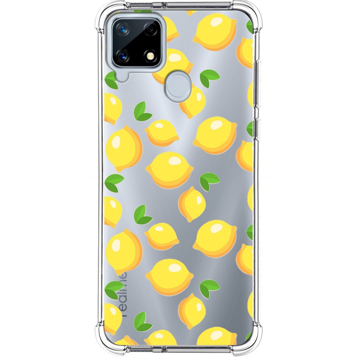 Funda Silicona Antigolpes para Realme 7i / Narzo 30A diseño Limones Dibujos