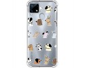 Funda Silicona Antigolpes para Realme 7i / Narzo 30A diseño Perros Dibujos