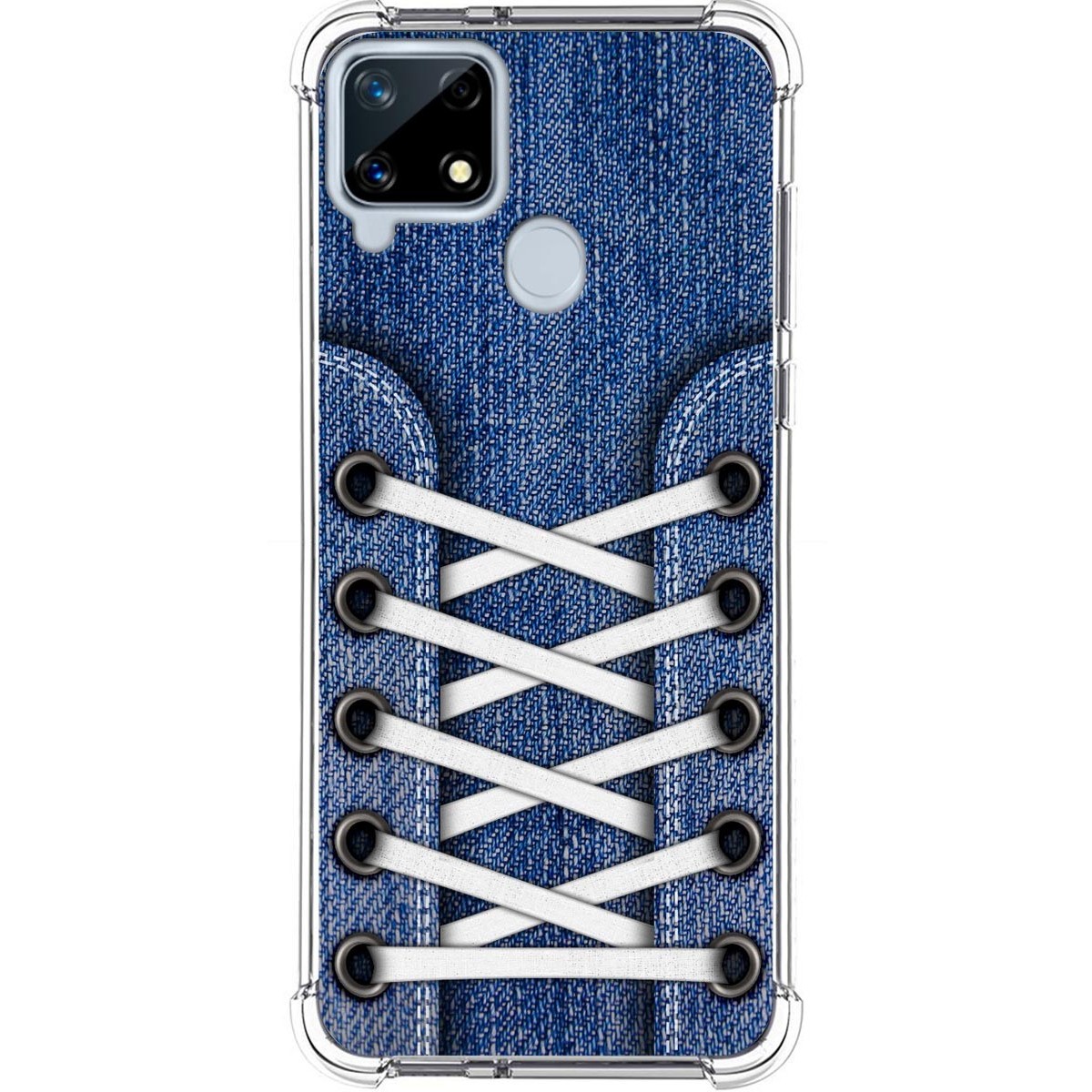 Funda Silicona Antigolpes para Realme 7i / Narzo 30A diseño Zapatillas 01 Dibujos