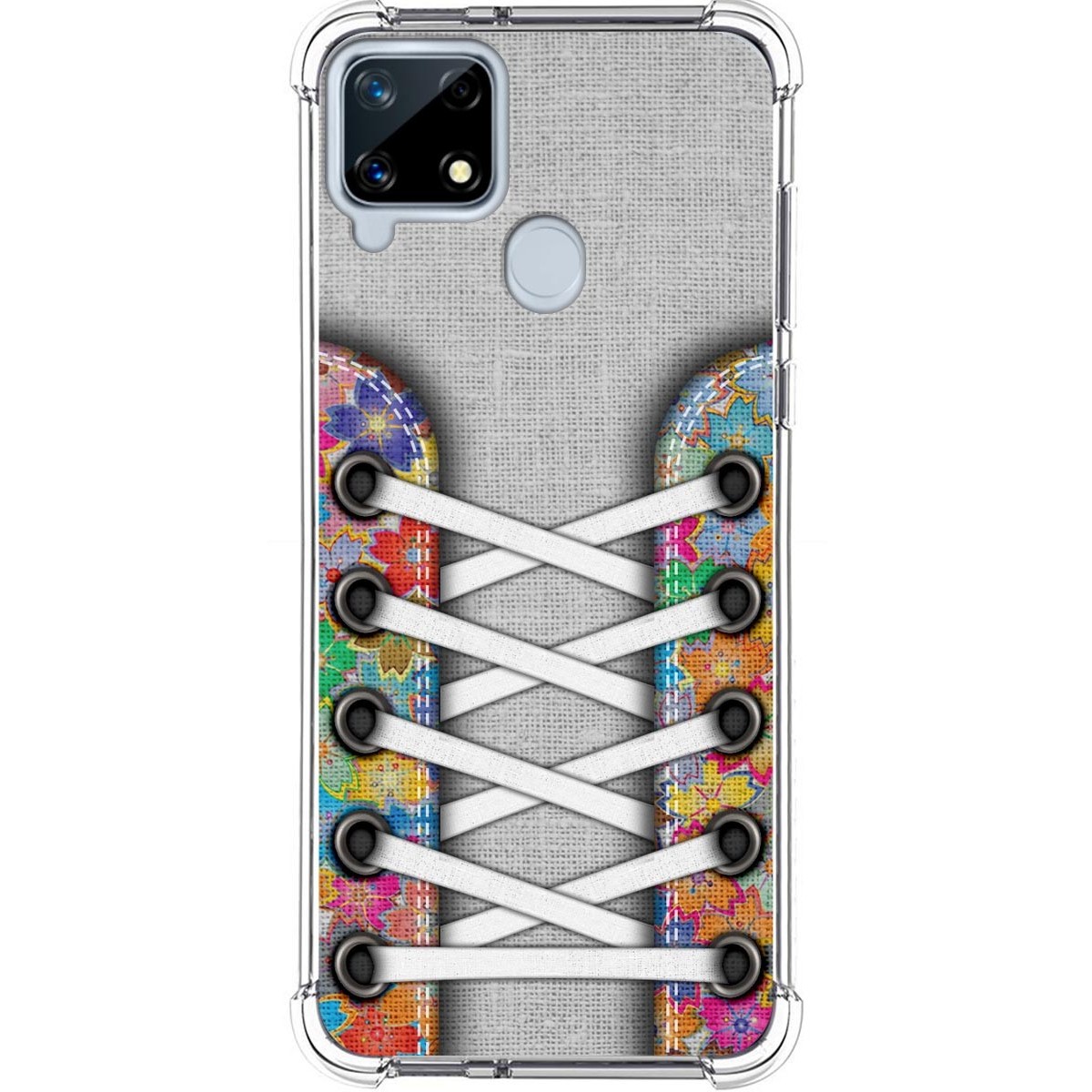 Funda Silicona Antigolpes para Realme 7i / Narzo 30A diseño Zapatillas 04 Dibujos