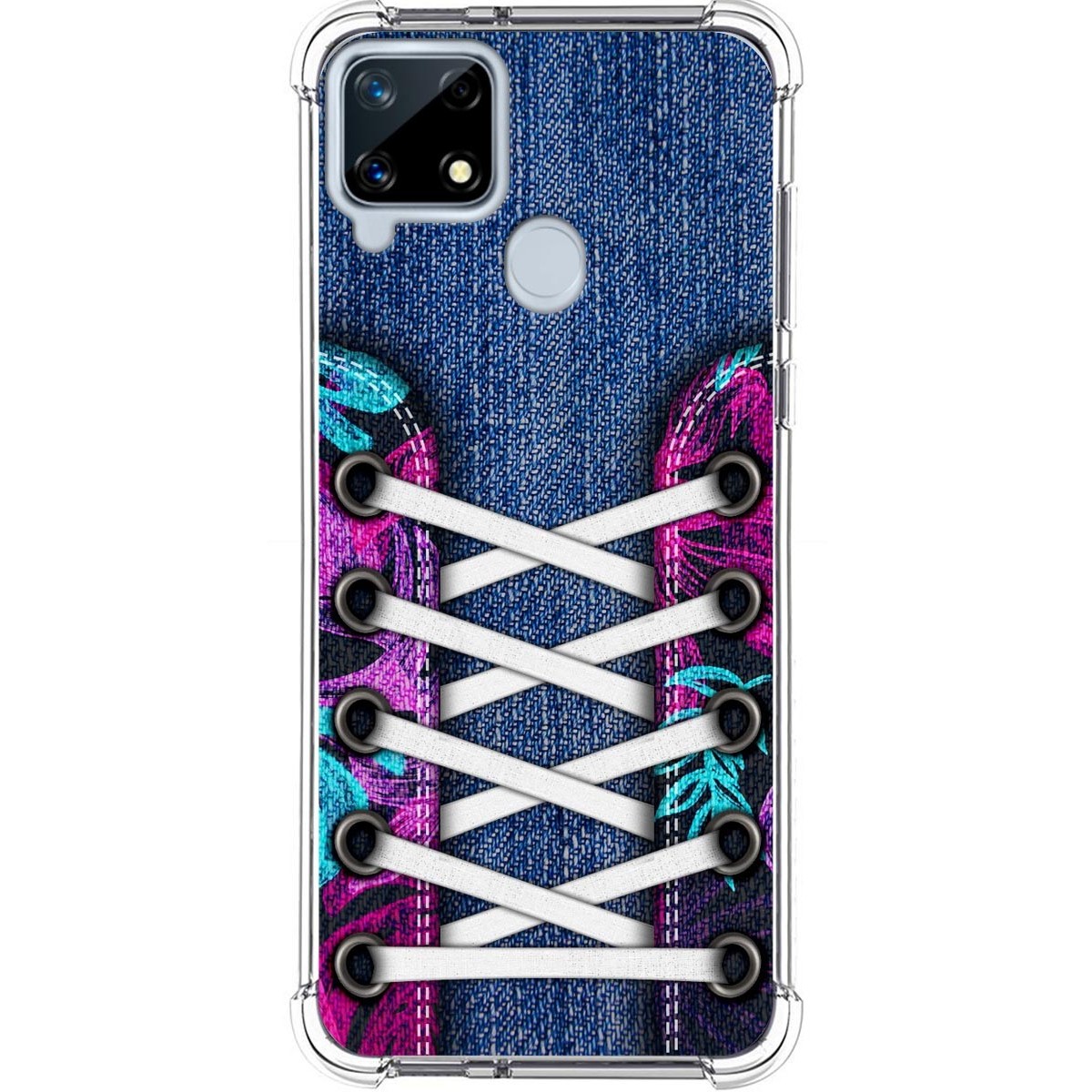 Funda Silicona Antigolpes para Realme 7i / Narzo 30A diseño Zapatillas 06 Dibujos