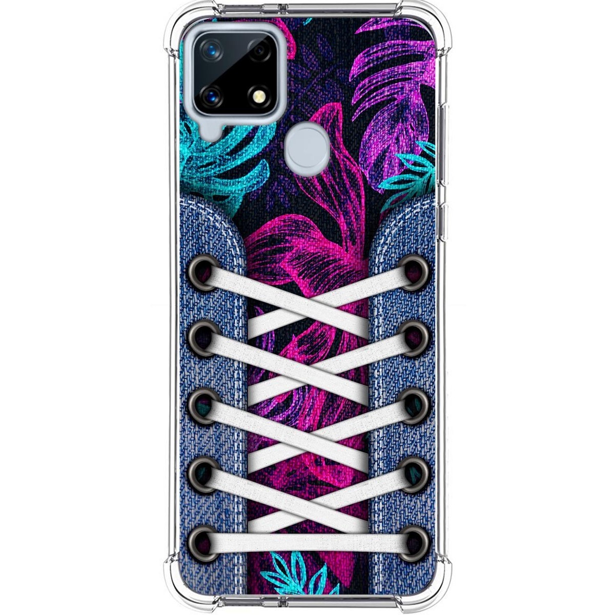 Funda Silicona Antigolpes para Realme 7i / Narzo 30A diseño Zapatillas 07 Dibujos
