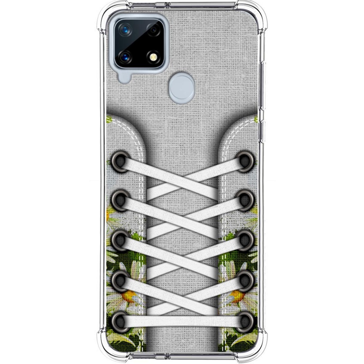 Funda Silicona Antigolpes para Realme 7i / Narzo 30A diseño Zapatillas 08 Dibujos