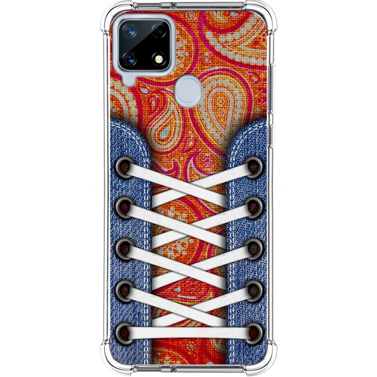 Funda Silicona Antigolpes para Realme 7i / Narzo 30A diseño Zapatillas 10 Dibujos