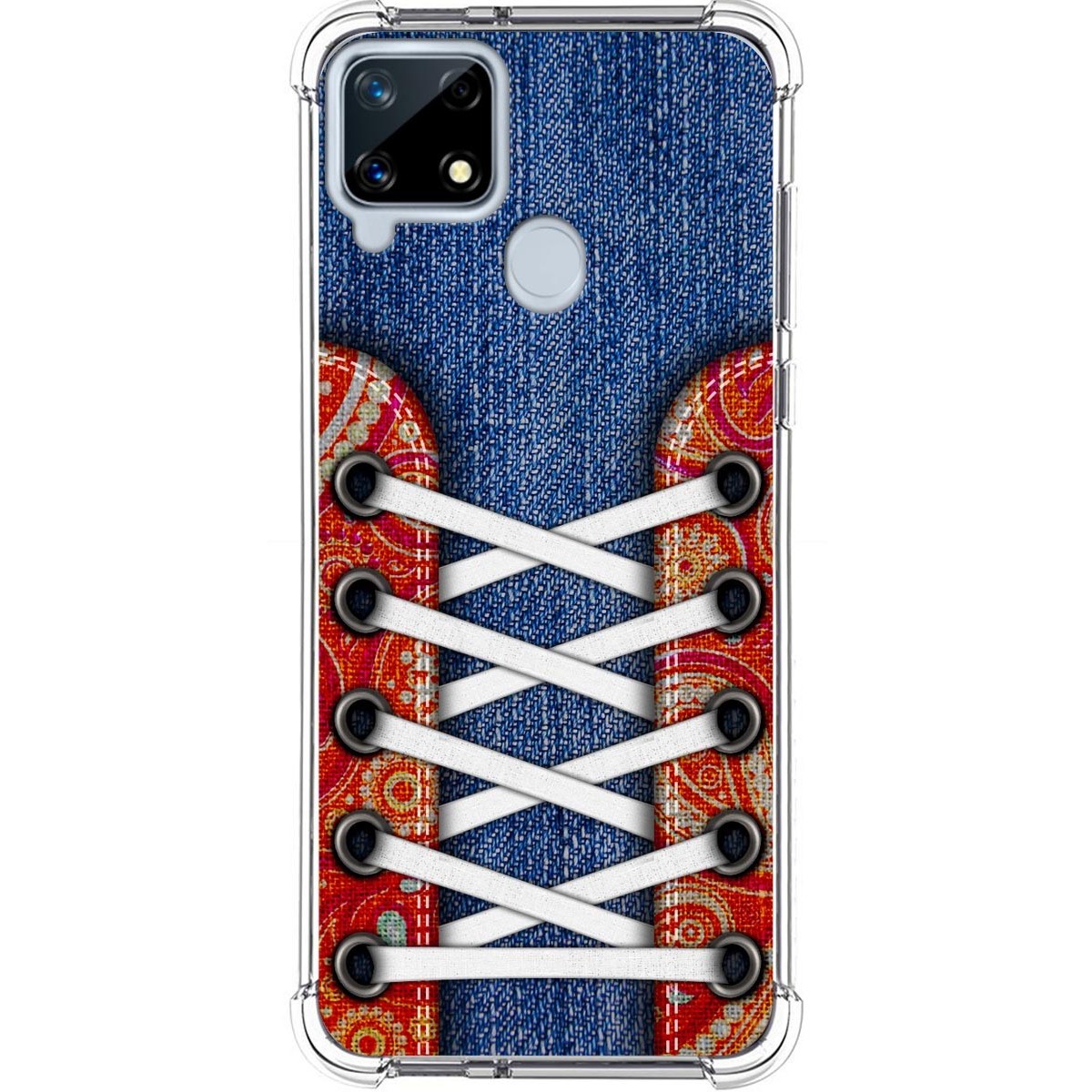 Funda Silicona Antigolpes para Realme 7i / Narzo 30A diseño Zapatillas 11 Dibujos