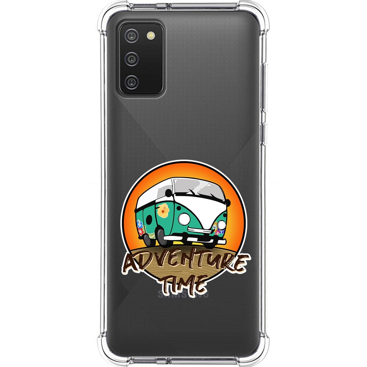 Funda Silicona Antigolpes para Samsung Galaxy A02s diseño Adventure Time Dibujos