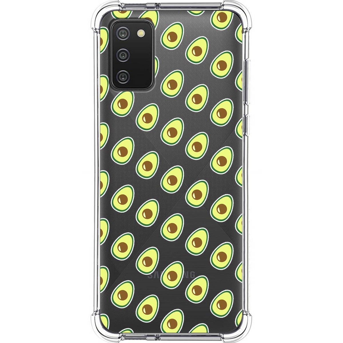 Funda Silicona Antigolpes para Samsung Galaxy A02s diseño Aguacate Dibujos