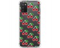 Funda Silicona Antigolpes para Samsung Galaxy A02s diseño Cerezas Dibujos