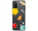 Funda Silicona Antigolpes para Samsung Galaxy A02s diseño Espacio Dibujos
