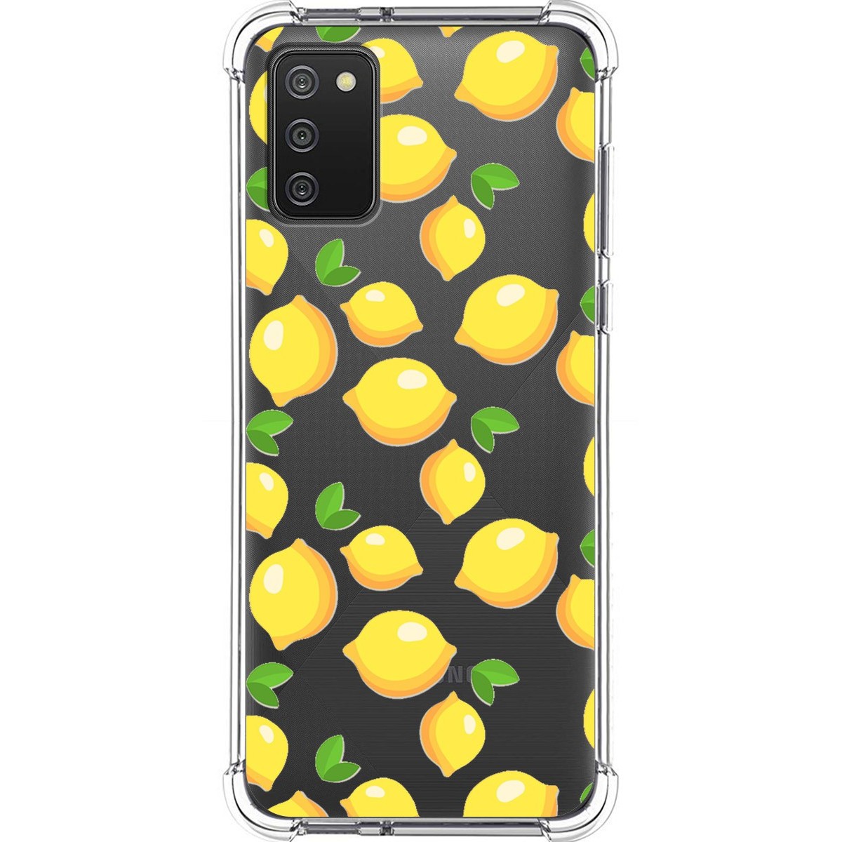 Funda Silicona Antigolpes para Samsung Galaxy A02s diseño Limones Dibujos