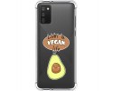 Funda Silicona Antigolpes para Samsung Galaxy A02s diseño Vegan Life Dibujos