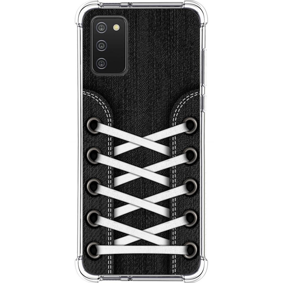 Funda Silicona Antigolpes para Samsung Galaxy A02s diseño Zapatillas 02 Dibujos