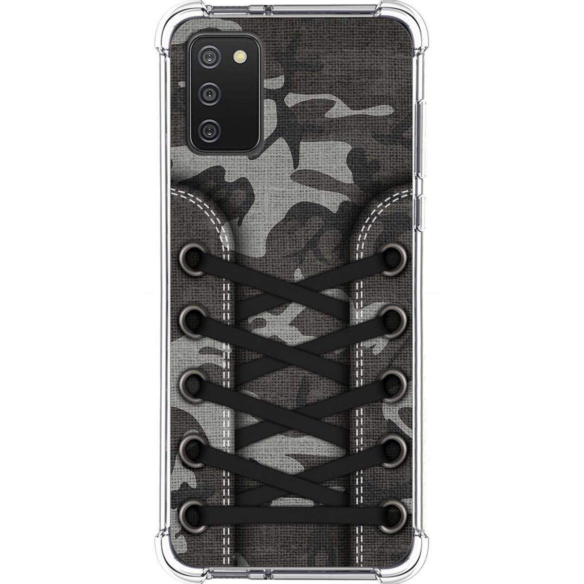 Funda Silicona Antigolpes para Samsung Galaxy A02s diseño Zapatillas 15 Dibujos