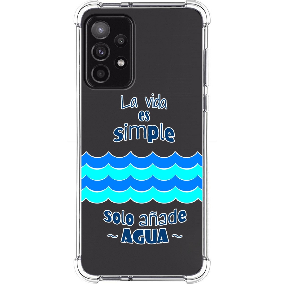 Funda Silicona Antigolpes para Samsung Galaxy A52 / A52 5G / A52s 5G diseño Agua Dibujos
