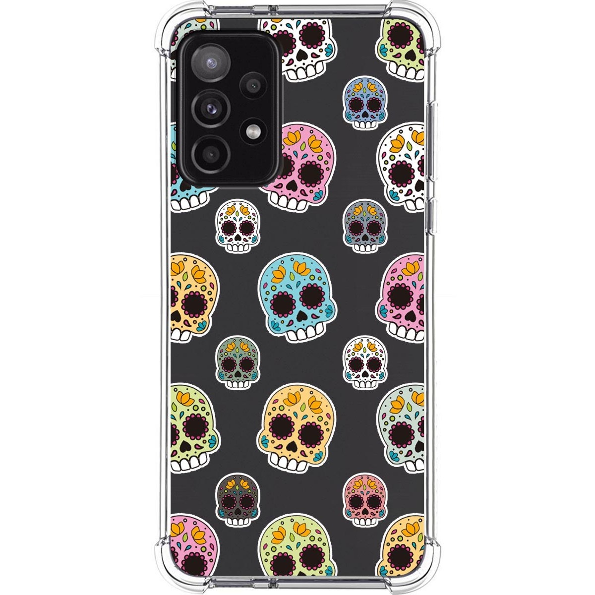 Funda Silicona Antigolpes para Samsung Galaxy A52 / A52 5G / A52s 5G diseño Catrina Dibujos