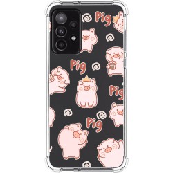 Funda Silicona Antigolpes para Samsung Galaxy A52 / A52 5G / A52s 5G diseño Cerdos Dibujos