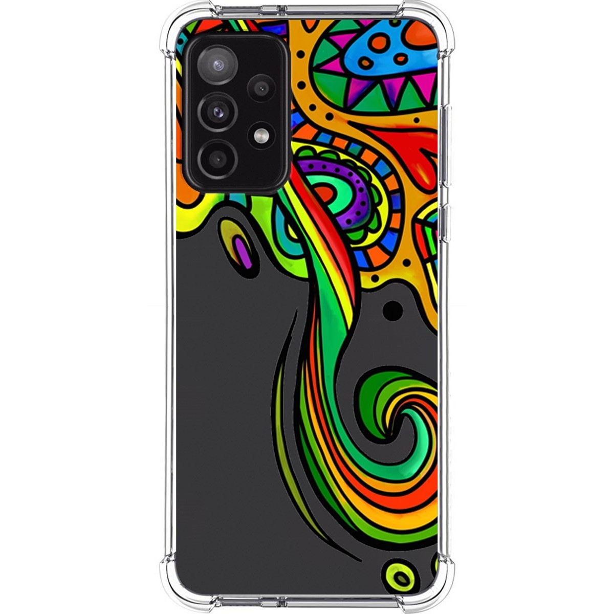 Funda Silicona Antigolpes para Samsung Galaxy A52 / A52 5G / A52s 5G diseño Colores Dibujos