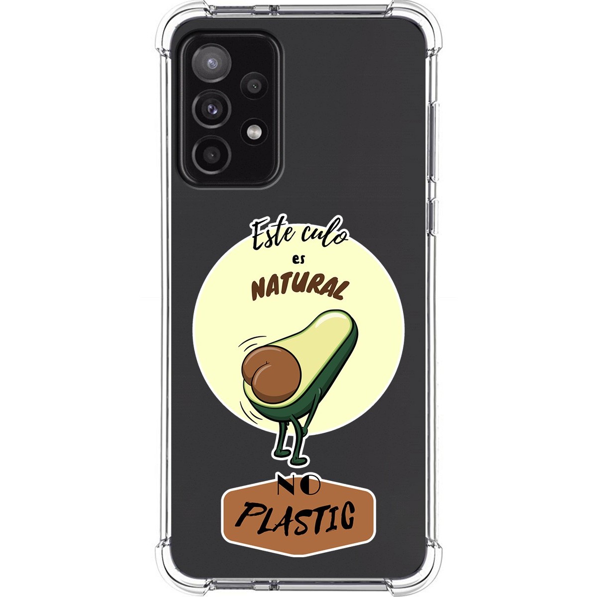 Funda Silicona Antigolpes para Samsung Galaxy A52 / A52 5G / A52s 5G diseño Culo Natural Dibujos