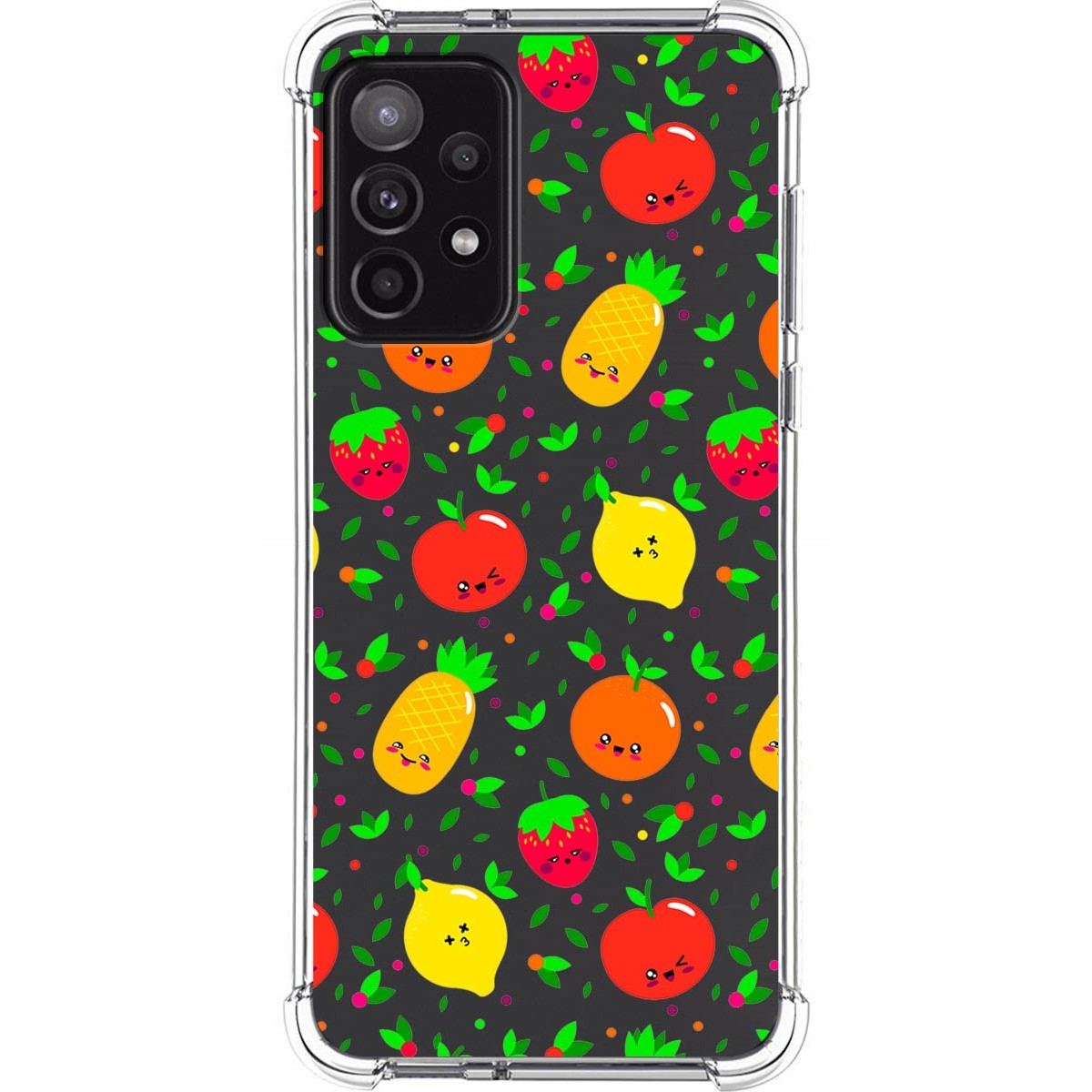 Funda Silicona Antigolpes para Samsung Galaxy A52 / A52 5G / A52s 5G diseño Frutas 01 Dibujos