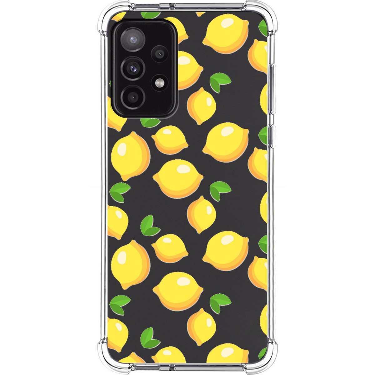 Funda Silicona Antigolpes para Samsung Galaxy A52 / A52 5G / A52s 5G diseño Limones Dibujos