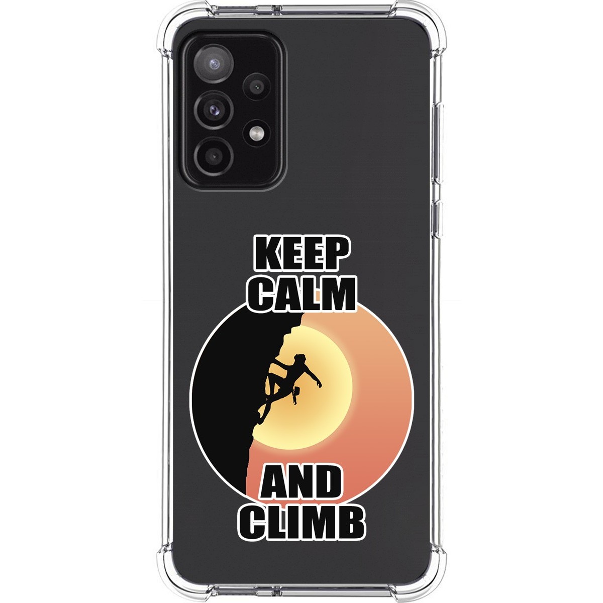 Funda Silicona Antigolpes para Samsung Galaxy A52 / A52 5G / A52s 5G diseño Mujer Escalada Dibujos