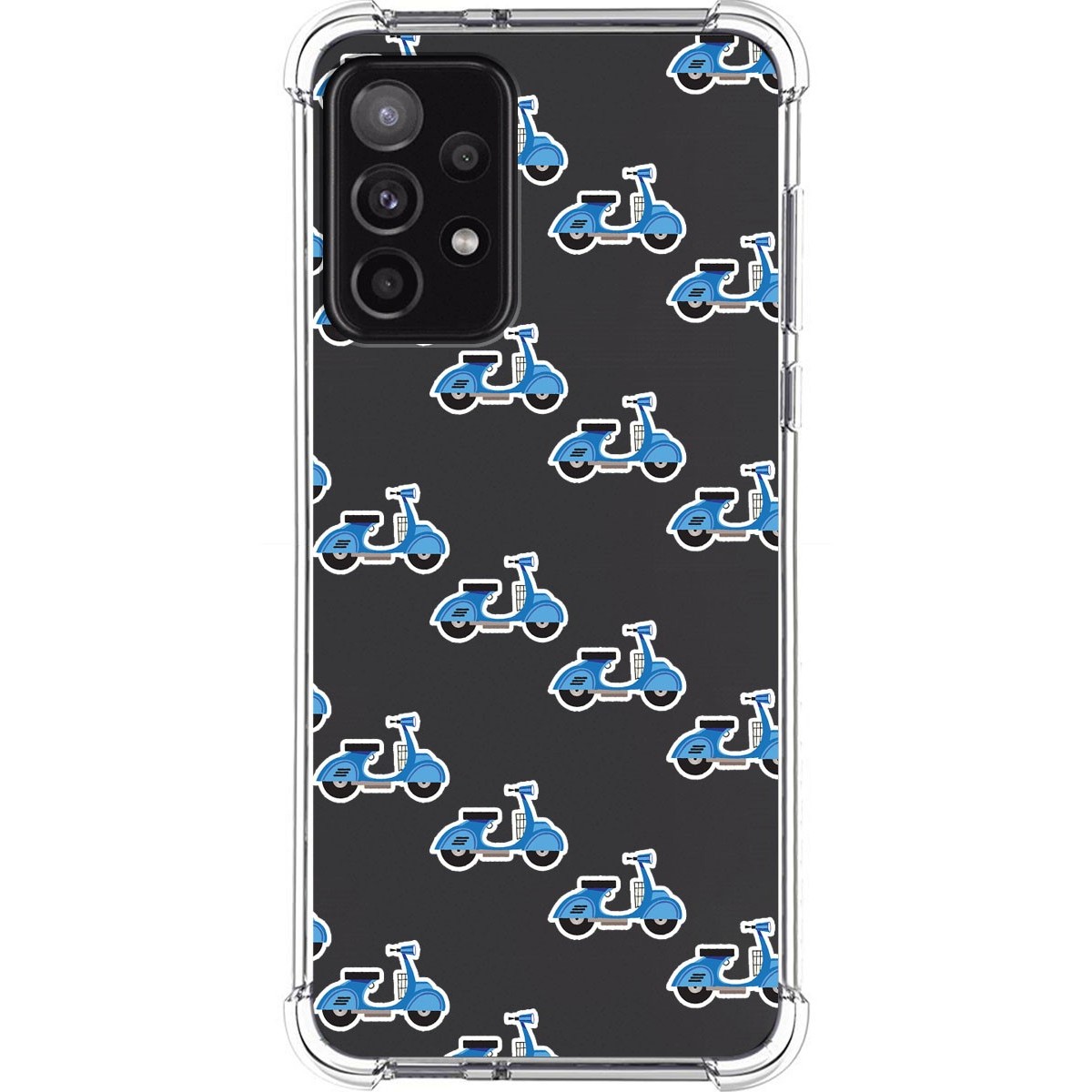 Funda Silicona Antigolpes para Samsung Galaxy A52 / A52 5G / A52s 5G diseño Scooter Dibujos