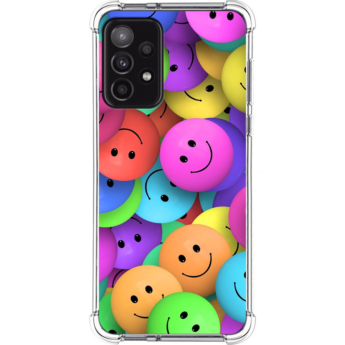 Funda Silicona Antigolpes para Samsung Galaxy A52 / A52 5G / A52s 5G diseño Smile Dibujos