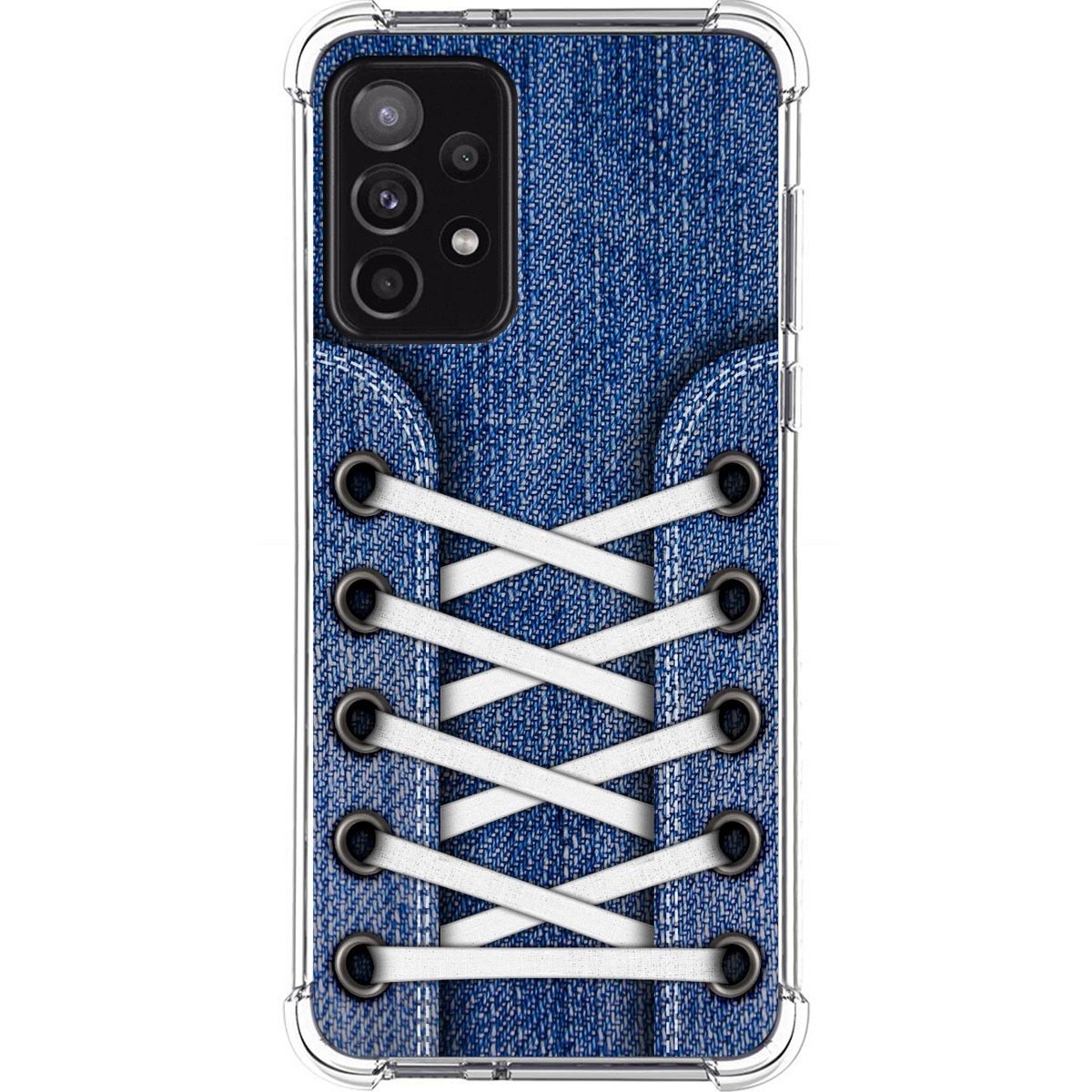 Funda Silicona Antigolpes para Samsung Galaxy A52 / A52 5G / A52s 5G diseño Zapatillas 01 Dibujos
