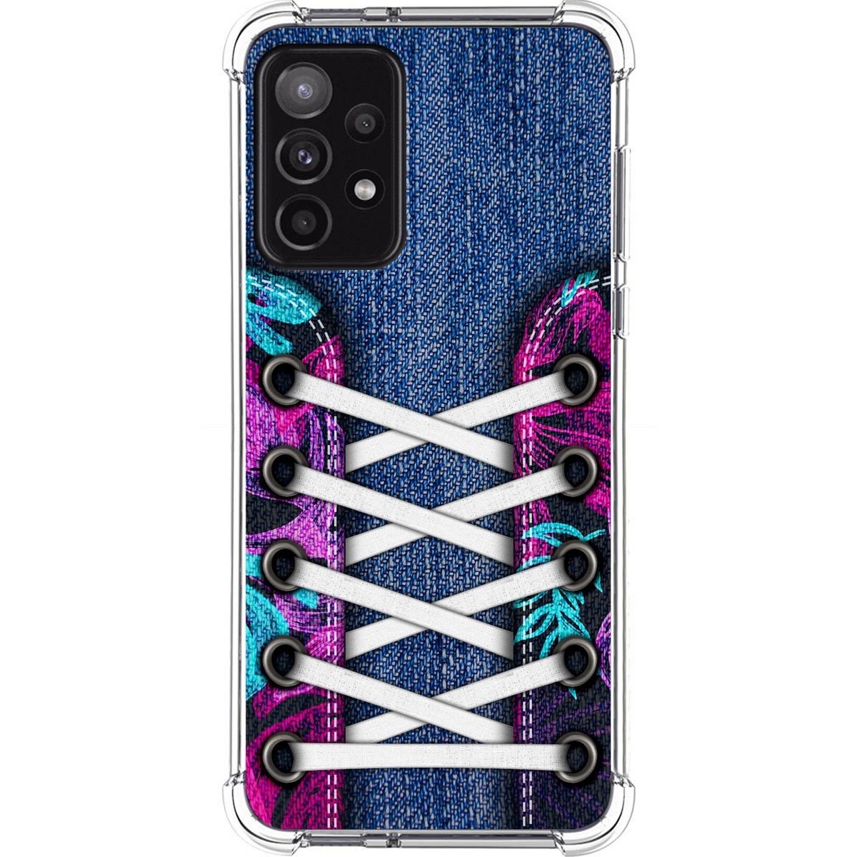 Funda Silicona Antigolpes para Samsung Galaxy A52 / A52 5G / A52s 5G diseño Zapatillas 06 Dibujos