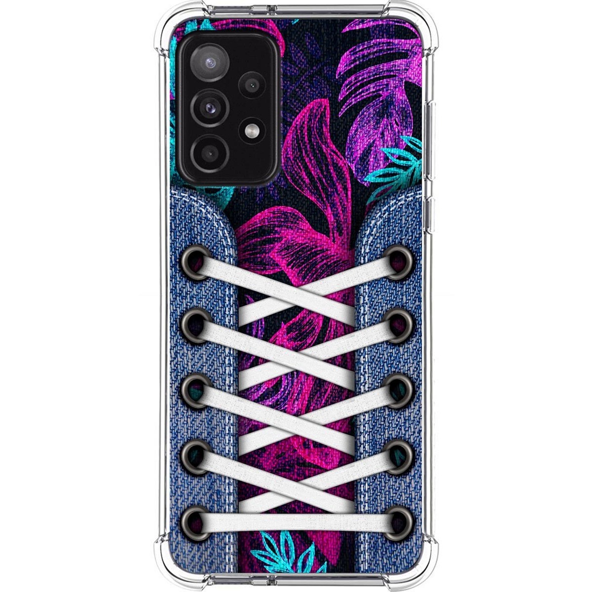 Funda Silicona Antigolpes para Samsung Galaxy A52 / A52 5G / A52s 5G diseño Zapatillas 07 Dibujos