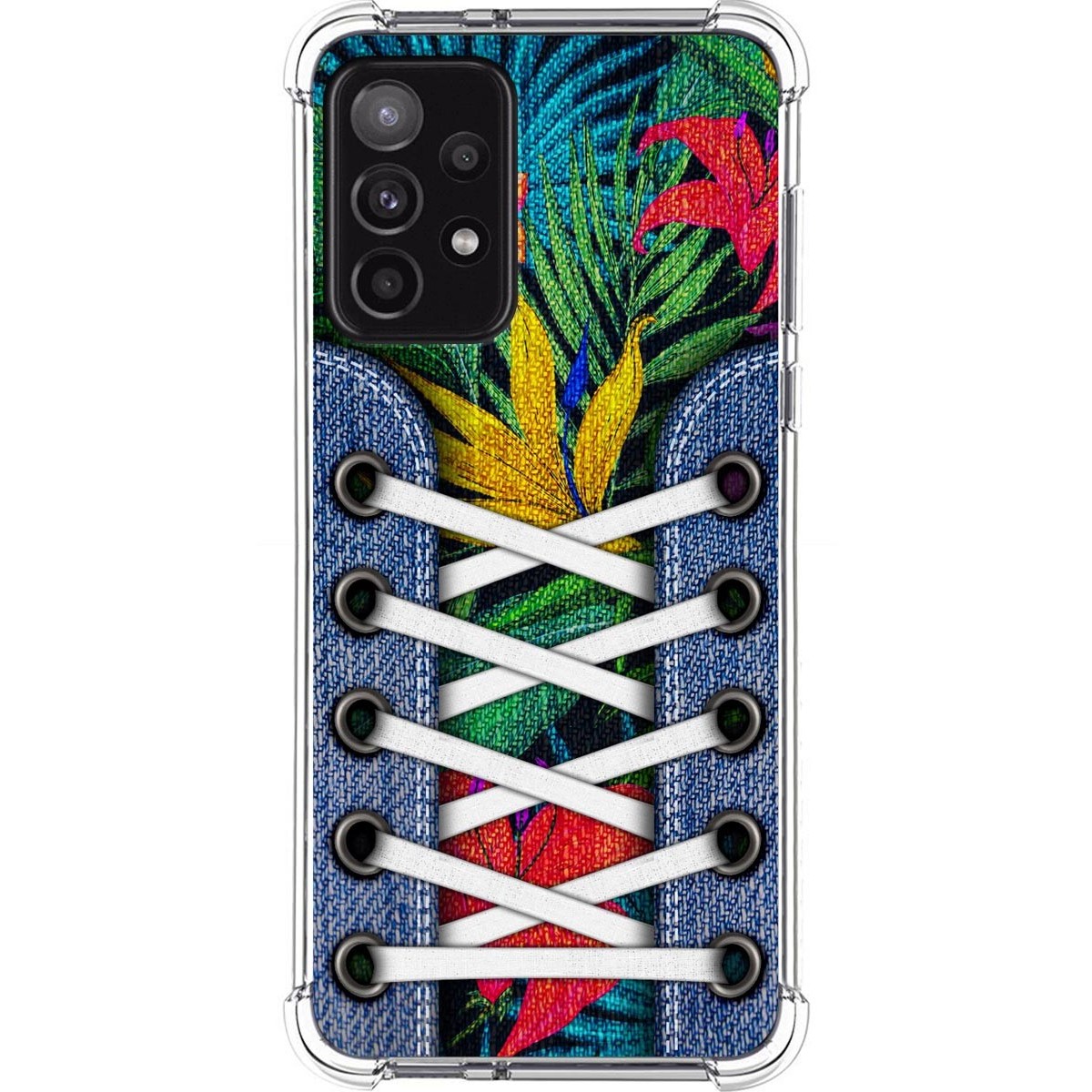 Funda Silicona Antigolpes para Samsung Galaxy A52 / A52 5G / A52s 5G diseño Zapatillas 12 Dibujos