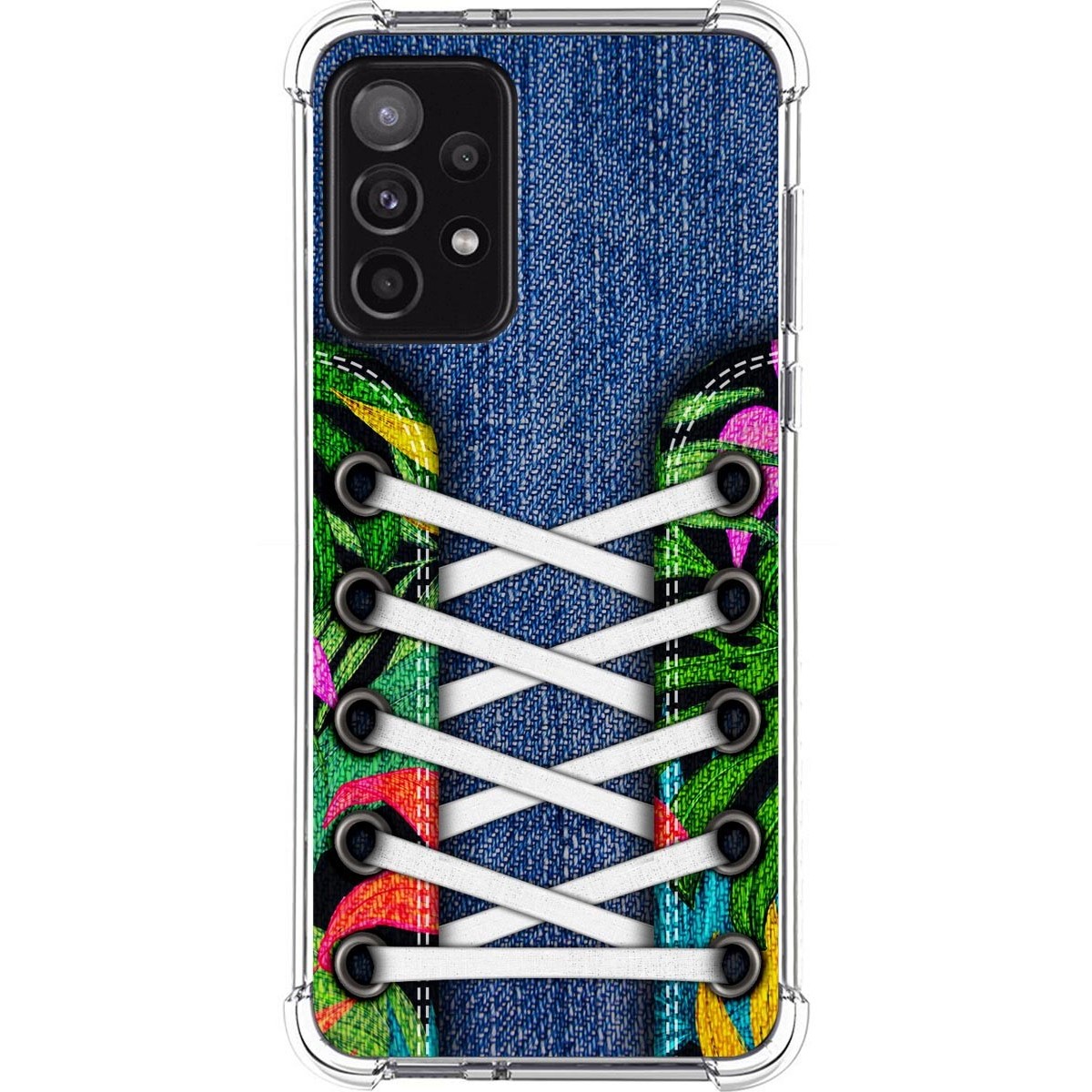 Funda Silicona Antigolpes para Samsung Galaxy A52 / A52 5G / A52s 5G diseño Zapatillas 13 Dibujos