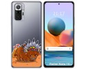 Funda Gel Transparente para Xiaomi Redmi Note 10 Pro diseño Bufalo Dibujos
