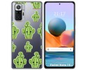 Funda Gel Transparente para Xiaomi Redmi Note 10 Pro diseño Cactus Dibujos