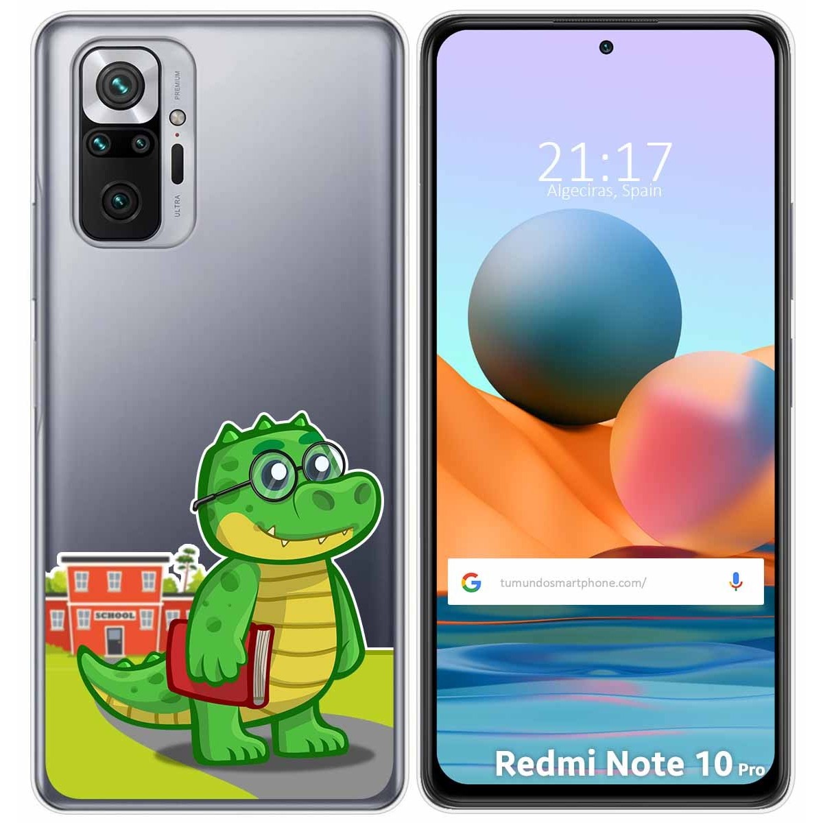 Funda Gel Transparente para Xiaomi Redmi Note 10 Pro diseño Coco Dibujos