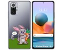 Funda Gel Transparente para Xiaomi Redmi Note 10 Pro diseño Conejo Dibujos