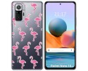 Funda Gel Transparente para Xiaomi Redmi Note 10 Pro diseño Flamenco Dibujos