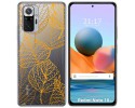 Funda Gel Transparente para Xiaomi Redmi Note 10 Pro diseño Hojas Dibujos
