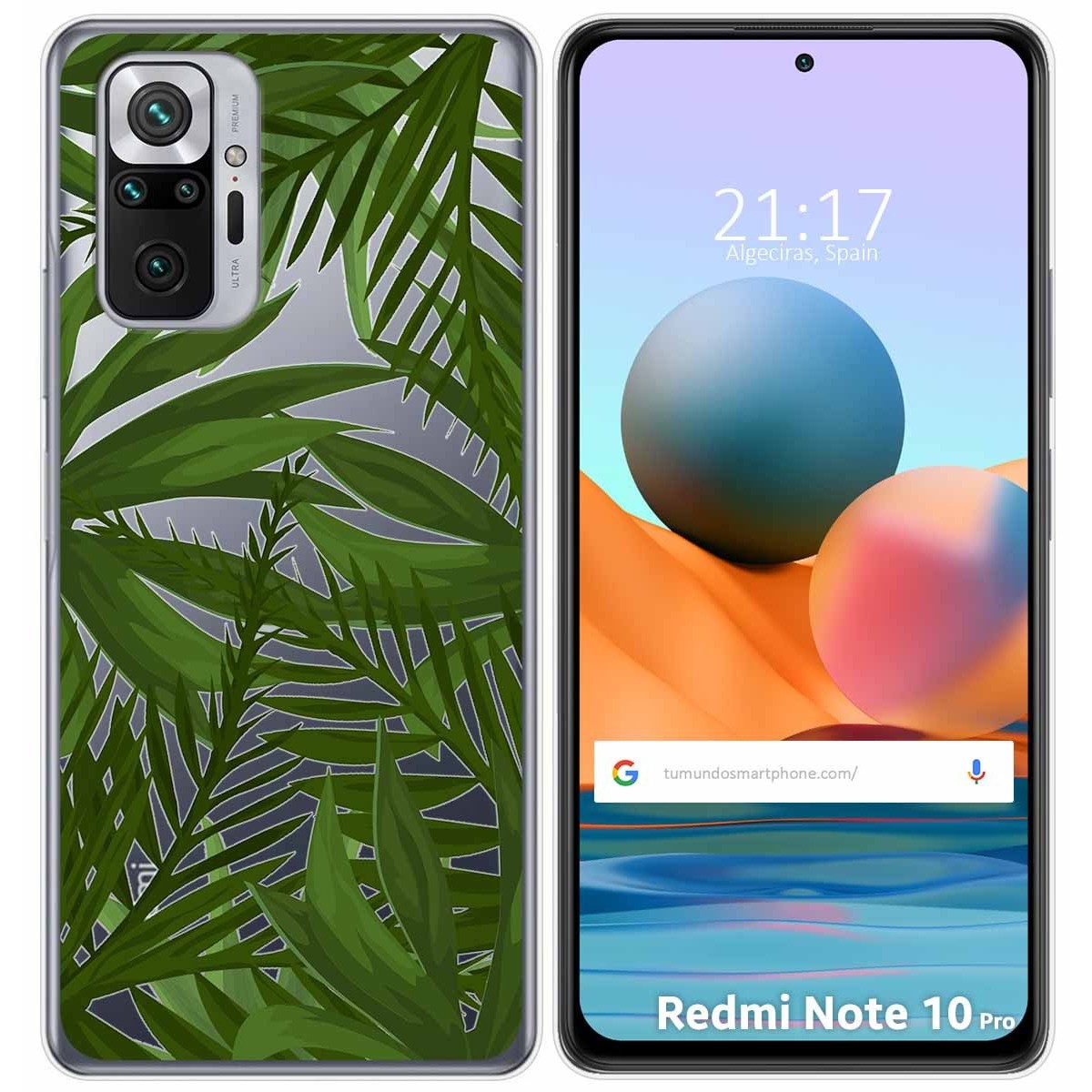 Funda Gel Transparente para Xiaomi Redmi Note 10 Pro diseño Jungla Dibujos