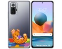 Funda Gel Transparente para Xiaomi Redmi Note 10 Pro diseño Leopardo Dibujos