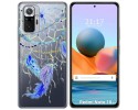 Funda Gel Transparente para Xiaomi Redmi Note 10 Pro diseño Plumas Dibujos