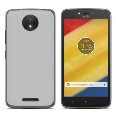 Funda Gel Tpu para Motorola Moto C Plus Color Transparente