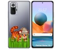 Funda Gel Transparente para Xiaomi Redmi Note 10 Pro diseño Tigre Dibujos