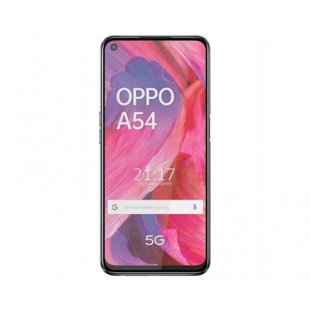 Protector Cristal Templado Completo 5D Full Glue Negro para Oppo A54 5G / A74 5G Vidrio